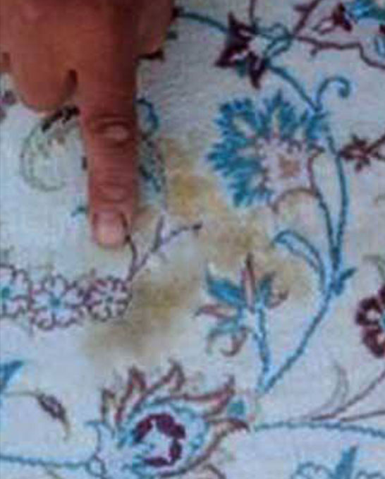 Before and After - 4C Services in Lebanon For Cleaning, Repairing and Restoration all kind of carpets especially Persian and antique