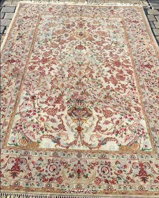 Before and After - 4C Services in Lebanon For Cleaning, Repairing and Restoration all kind of carpets especially Persian and antique